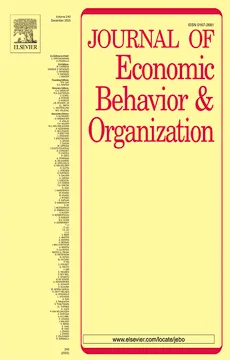 Couverture de la revue Journal of Economic Behavior & Organization