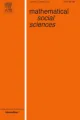 Couverture de la revue MAthematical Social Science